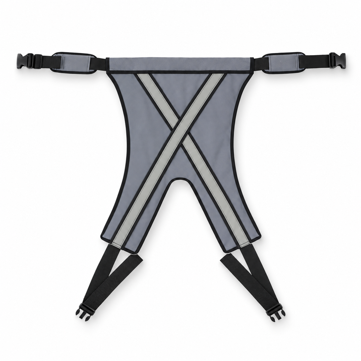 Gray Reflective Child Carrier