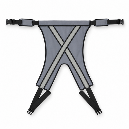 Gray Reflective Child Carrier