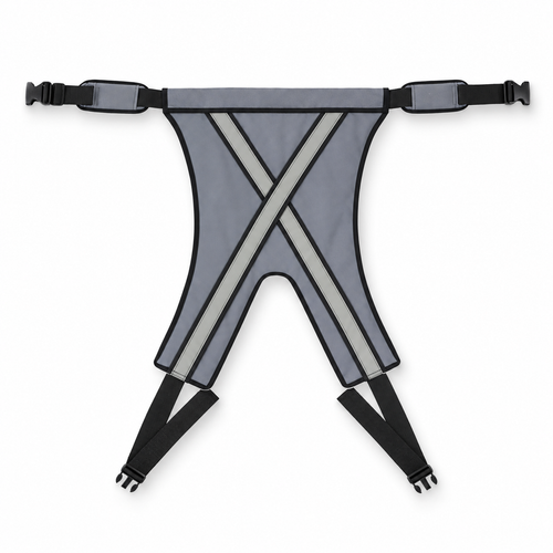 Gray Reflective Child Carrier