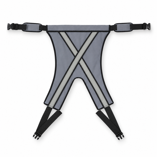 Gray Reflective Child Carrier