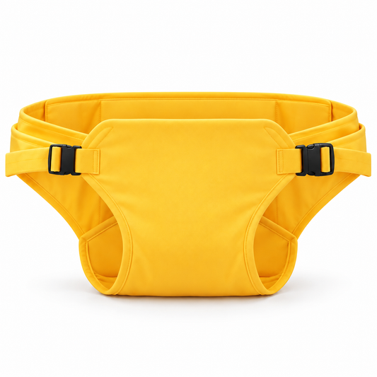 Upgraded Yellow Adjustable Baby Chair Safety Harness